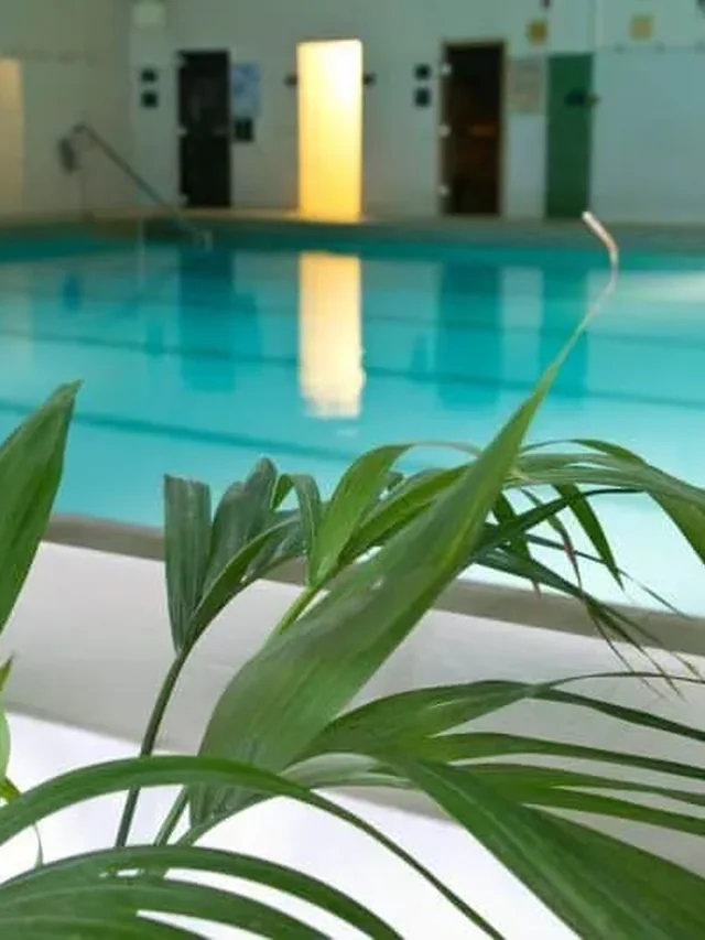 The indoor pool at Prested Hall